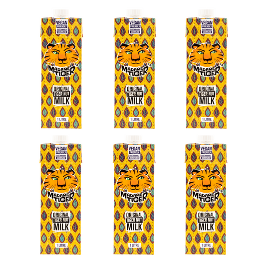 6 cartons of Madame Tiger's Original tiger nut milk